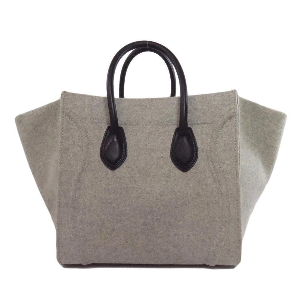 Celine Felt Handbag Luggage Phantom Calfskin